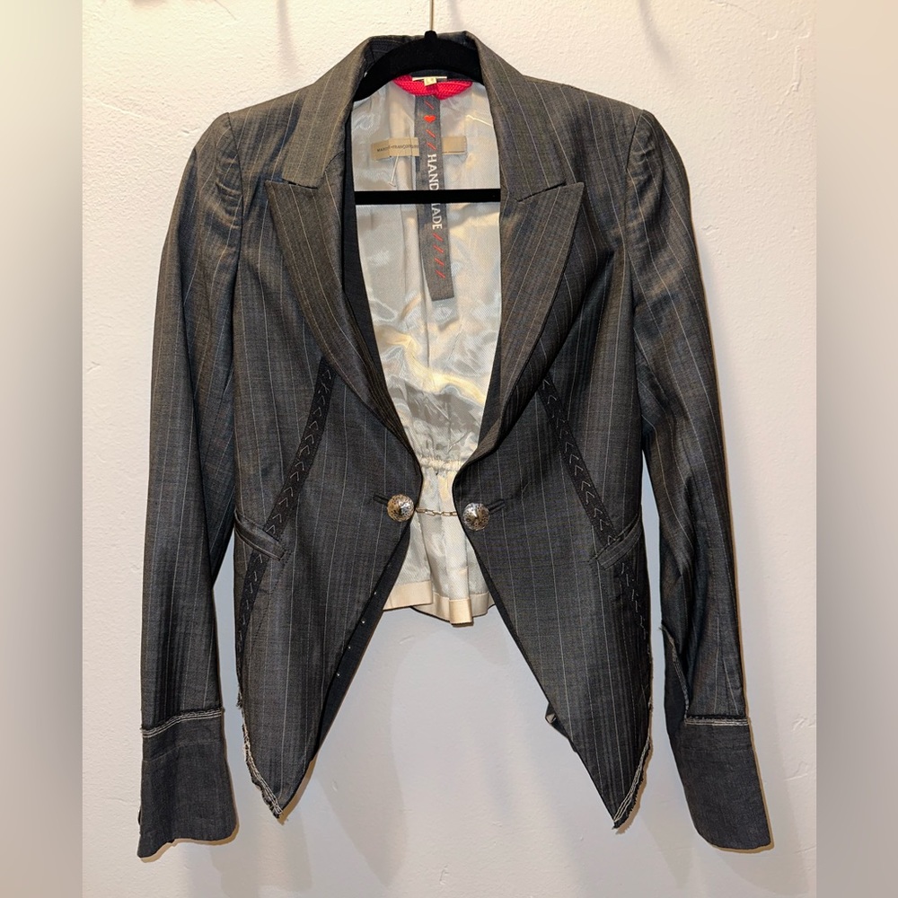 Handmade blazer from Italy! Custom made and brand new